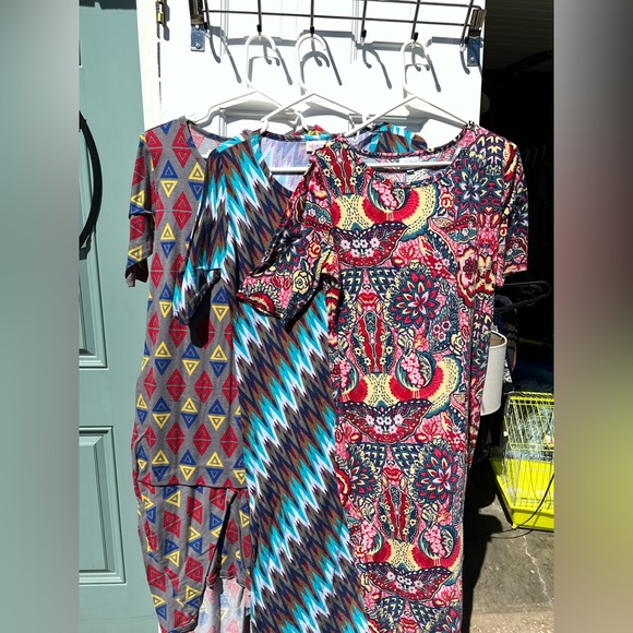 3 cotton fitted dresses - Picture 1 of 1